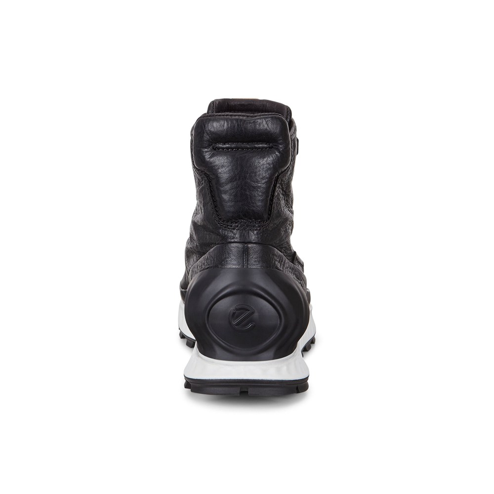 Tenis De Montaña Hombre - ECCO Exostrike Mid Boot - Negros - CLU627134